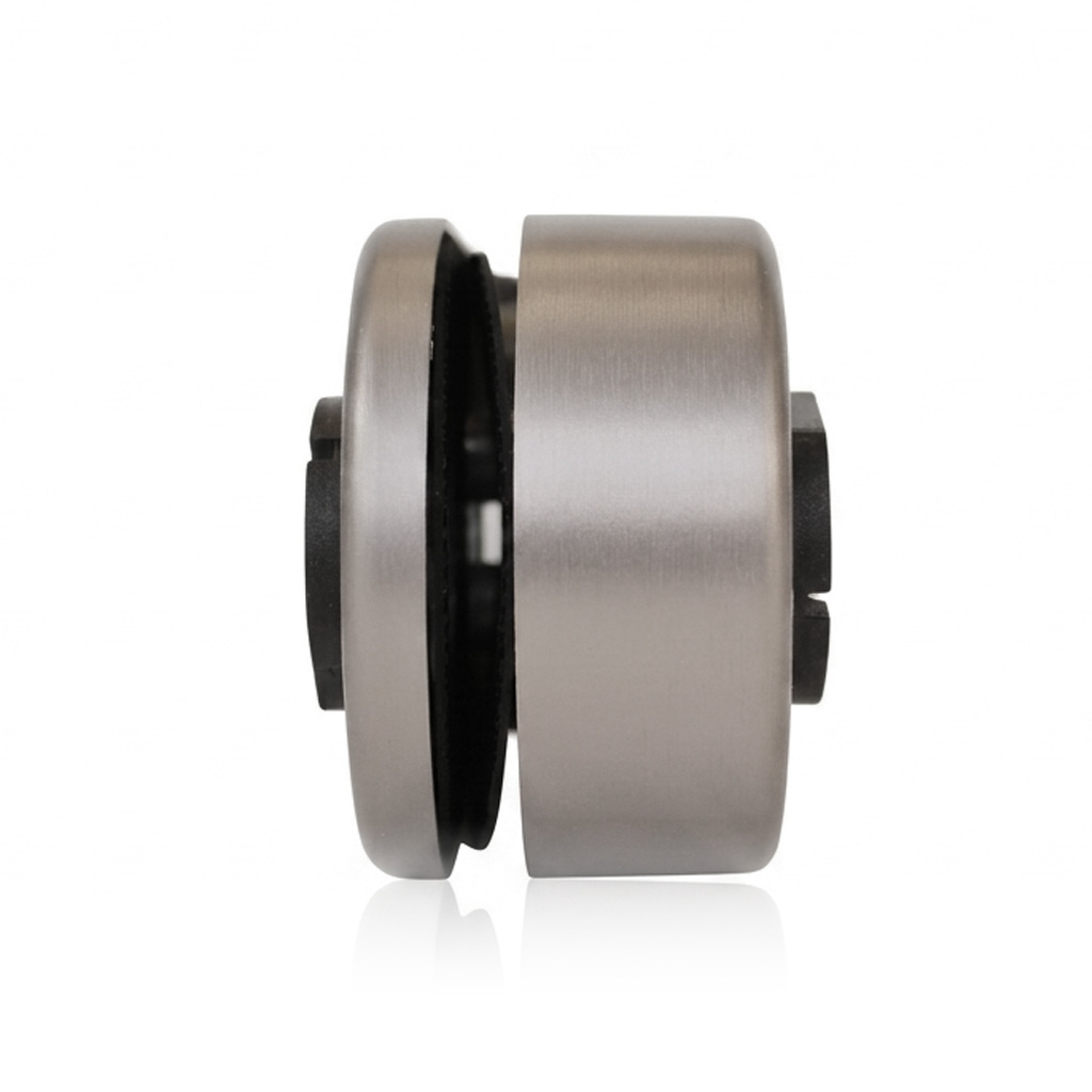 Защелка под ключевую вставку для стеклянной межкомнатной двери (скругленная) HAG ID-560RB   